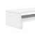 Stalak za monitor bijeli 54 x 22 x 15 cm od konstruiranog drva