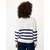 MEXX Pulover mornarska/bela