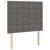 Vidaxl Box spring postelja z vzmetnico siva 90x200 cm umetno usnje