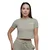 GymBeam Ženska majica Agile Cropped Sage