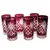 Marika Ruby Crystal kozarci za vodo in pijačo 320 ml ananas