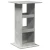Barski stol s prostorom siva boja betona 60x60x102 cm drveni