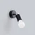 Sollux SL.1120 - Zidno spot svetlo FORNES 1xE27/60W/230V crno