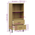 Regal za knjige s 2 ladice smeđi 60 x 35 x 128,5 cm drveni OSLO
