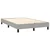 vidaXL Box spring postelja z vzmetnico LED sv. siva 120x190 cm blago
