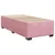 Box spring krevet s madracem ružičasti 80 x 200 cm baršunasti