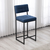 HANAH HOME Barska stolica Retro Navy Blue