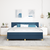 LED Box Spring Krevet s LED trakama Plava 180 x 200 cm tkanina