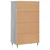 Visoka komoda siva sonome 60x36x110 cm od konstruiranog drva