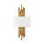 Opviq Zidna lampa Axis-15111, 35x75x10cm, IP20, Zlatno-bela boje