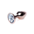 Anal plug rose gold