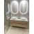 ODETTA Vanity Unit 67x50x43,5cm, hrast Alabama - Rjava - 67x50x43,5 cm - Sapho - ODETTA - 24 - MDF/laminat - 670 - 500 - 435 - 14
