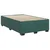 Vidaxl Box spring postelja z vzmetnico temno zelen 120x190 cm žamet
