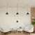 Luster na sajli ABRAMO 3xE27/15W/230V crna