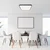 LED plafonsko svetlo FABIO LED/35W/230V crno