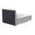 Boxspring postelja Lexi - 200x200 cm - tkanine Loris