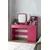 HANAH HOME Sto za šminkanje Harmony 2 Square Raspberry