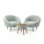 ATELIER DEL SOFA Fotelje i klub stočić Lida Wellsoft Green