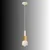 Opviq luster Elwood 20801-F, 1 × E27, bež