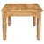 vidaXL Klubska miza Rjava 100 x 55 x 40 cm trden mangov les