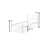 HANAH HOME Krevet K90 White (90 x 190)