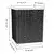 Sadilice 2 kom crne 30 x 30 x 37 cm od polipropilena