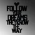 Wallity Zidna dekoracija Dreams Way, 40x54 cm, 1.5 mm, Crna