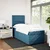 Vidaxl Box spring postelja z vzmetnico modra 90x190 cm žamet