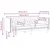 Kauč za dnevni boravak 3 pcs Svijetlo siva 194 x 74,5 x 70,5 cm