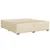 Vidaxl Posteljni okvir brez vzmetnice krem 200x200 cm blago