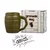 Skodelica v obliki granate 450 ml - zelena