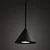 TK Lighting Viseča svetilka CONO BLACK MINI 10304