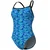 Arena pooltiles swimsuit challenge back black/blue multi l - uk36
