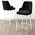 Hanah Home Set barskih stolica Enox, Crni