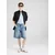 LEVIS  Majica ESSENTIAL pastelno modra/bela