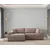 Atelier del Sofa Ugaona garnitura Pirlo 100x88x170cm Braon