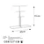 Lessentiel Maison Stalak za nakit TK-006, 40x41x15, Srebrne boje