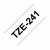TZe-241 crna na belo 18mm