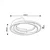 Rabalux Plafonjera Holize, LED 50W, 3400lm, 4000K, 51x45cm, Zlatne boje