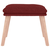 Tabure crvena boja vina 45 x 29,5 x 35 cm od tkanine
