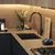 granitni umivalnik Logan 110 Black