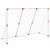 Dječji nogometni gol s loptama 2-u-1 bijeli 184 x 64 x 124 cm