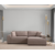 Atelier del Sofa Ugaona garnitura Pirlo 145x43x206cm Braon