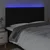 Vidaxl vidaXL Vzglavje postelje z LED diodo črno 160x5x118/128 cm blago
