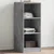 Ormar siva boja betona 48x41x102 cm od konstruiranog drva