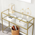 Hanah Home Komoda By-4, 90x80x30 cm, Zlatne boje