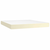 Vidaxl Box spring postelja z vzmetnico krem 180x200 cm umetno usnje