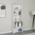 Hanah Home Polica za knjige Lucas 1600-110, 64x182x25 cm, Bela