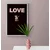 Plakat psiček z napisom Love - 20x30 black