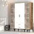 Hanah Home Kumsal PTP Walnut Garderober, Beli